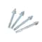 Vestil Concrete Screw, 1/2" Dia., Hex, 1/2" L, Steel Zinc Plated, 4 PK AS-125-4PK - alternate 2